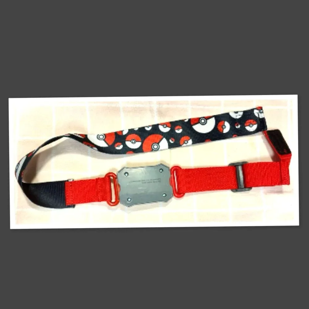 2016 Pokemon/Nintendo Clip N Go Belt With Pokeball Design, Red, Adjustable